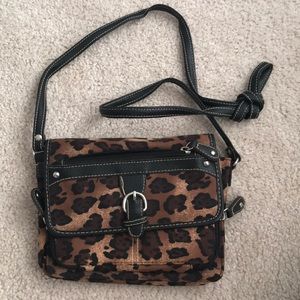 Cheetah print bag
